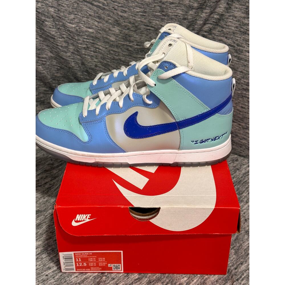 Nike Dunk High “I Got Next” Blue Mint High Top Sneakers Men’s 11 / Women’s 12.5 - Picture 4 of 7